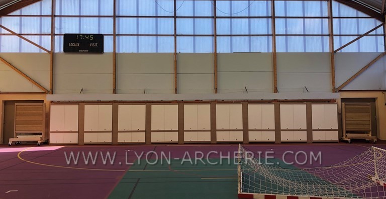 mur de tir a l'arc competition salle