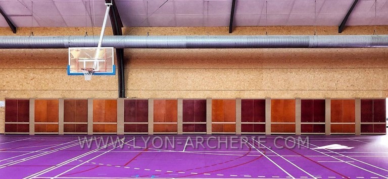 mur de tir a l'arc competition salle
