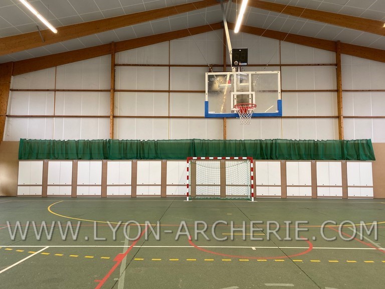 mur de tir a l'arc competition salle