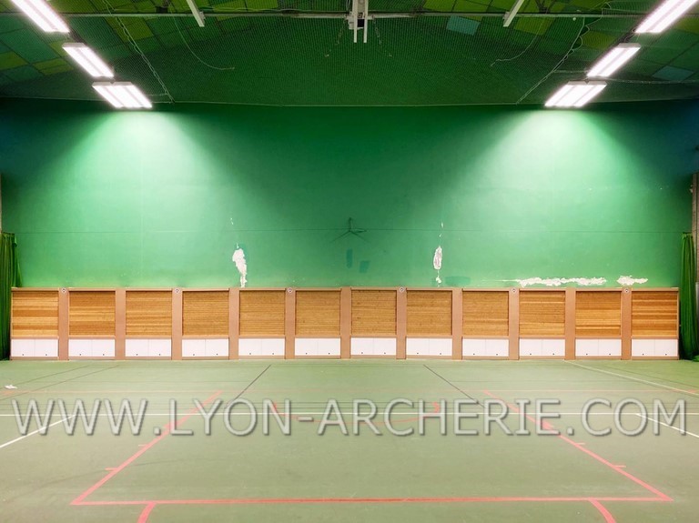 mur de tir a l'arc competition salle