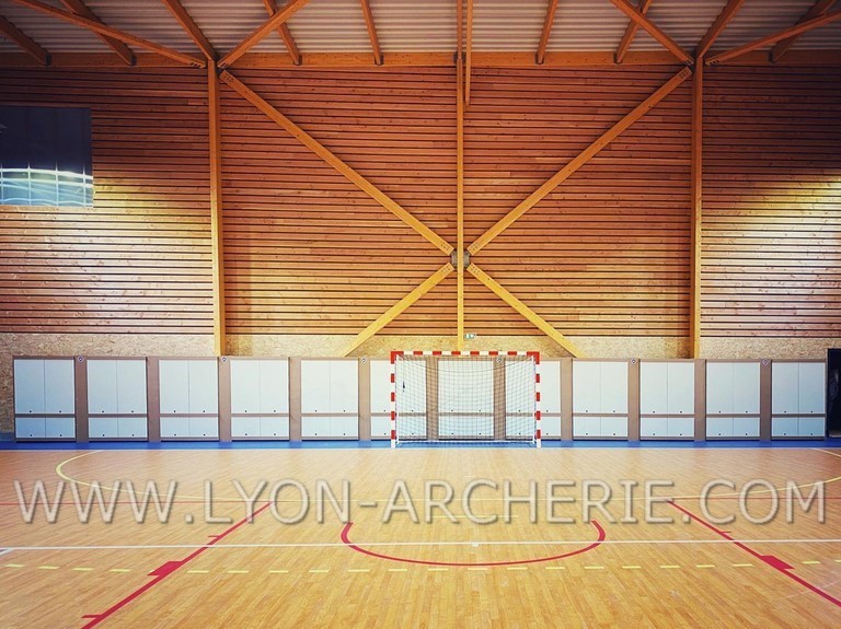 mur de tir a l'arc competition salle
