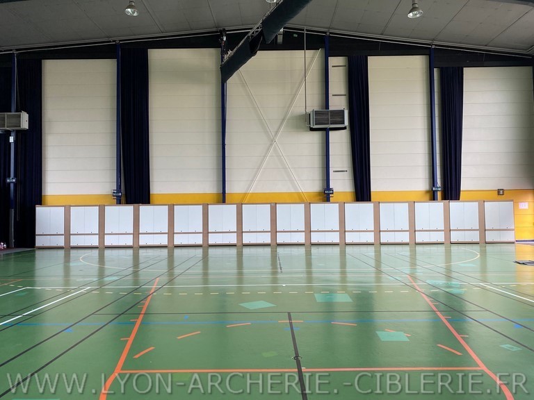 mur de tir a l'arc competition salle