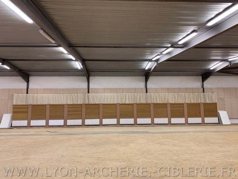 mur de tir a l'arc competition salle