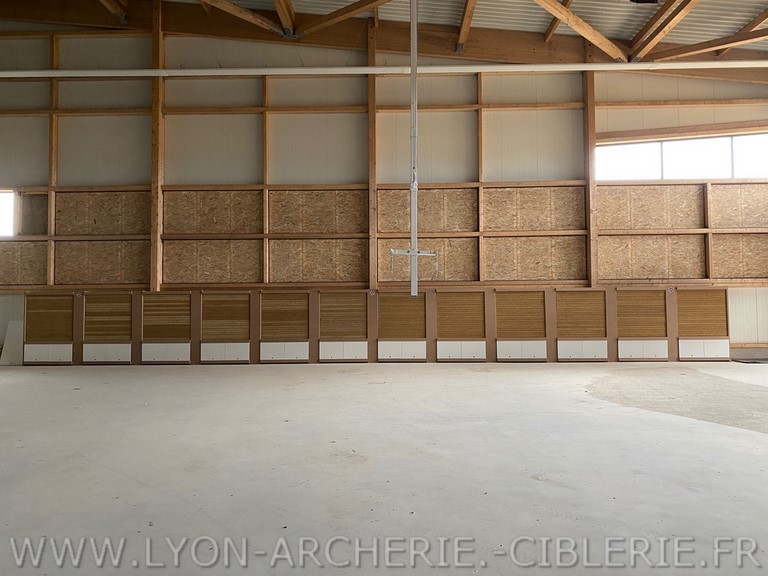 mur de tir a l'arc competition salle