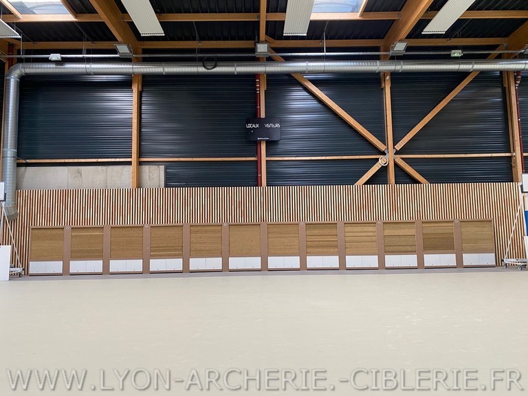 mur de tir a l'arc competition salle
