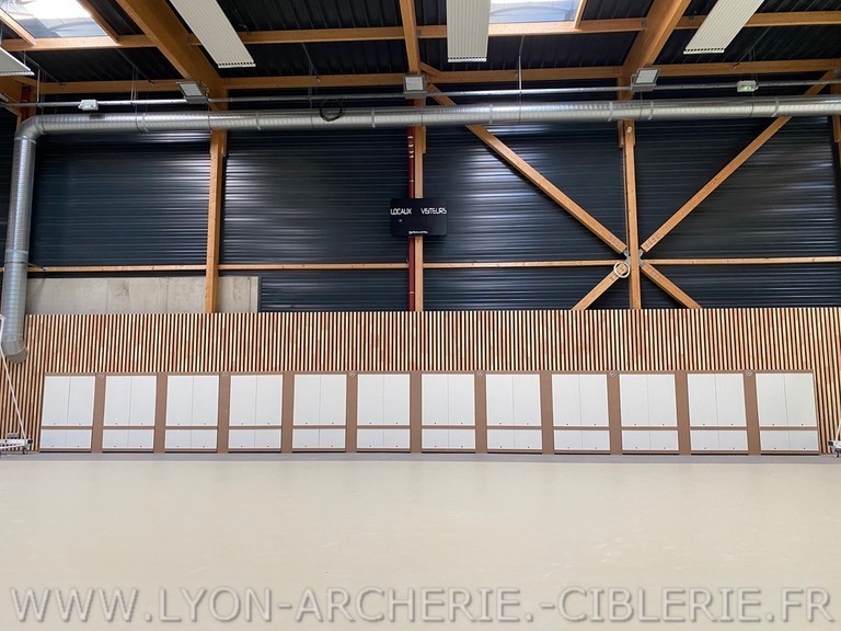 mur de tir a l'arc competition salle