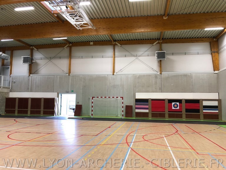 mur de tir a l'arc competition salle