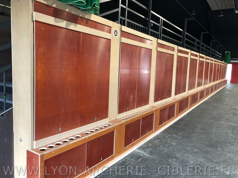 mur de tir a l'arc competition salle