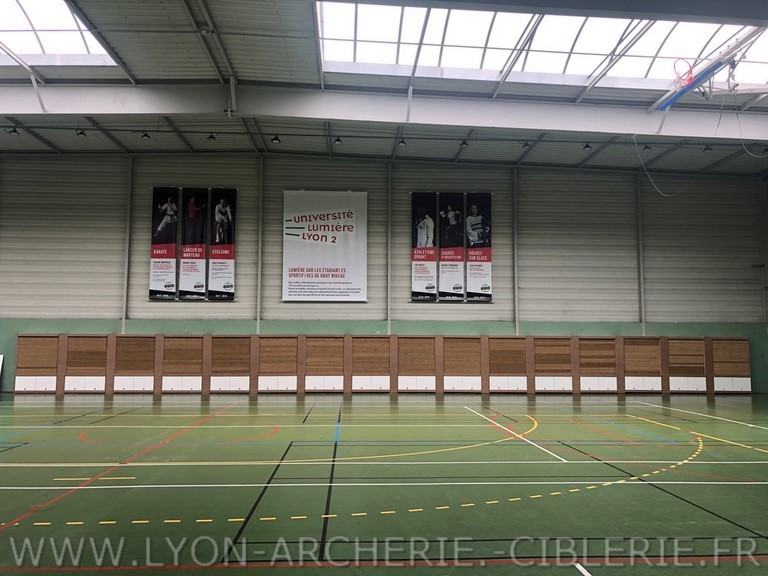 mur de tir a l'arc competition salle