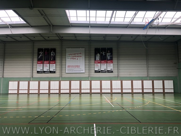 mur de tir a l'arc competition salle