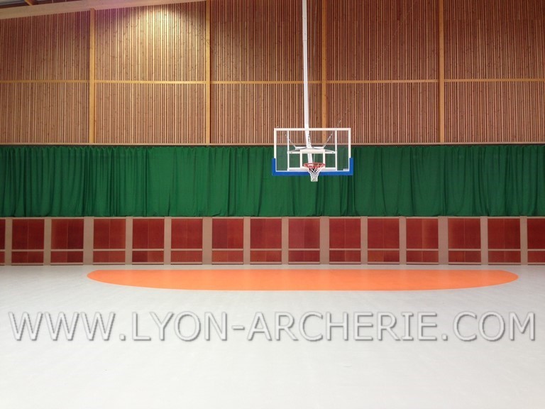 mur de tir a l'arc competition salle