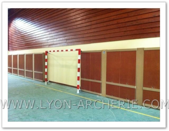 mur de tir a l'arc competition salle